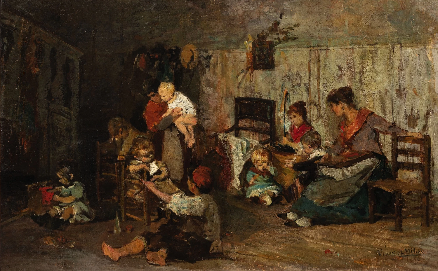 La nidiata, 1886